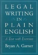 Legal Writing in Plain English A Text With Exercises cover