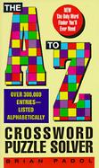 The A to Z Crossword Puzzle Solver cover
