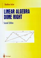 Linear Algebra Done Right cover