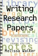 Writing Research Papers A Norton Guide cover