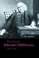 The Making of Johnson's Dictionary 1746-1773 cover
