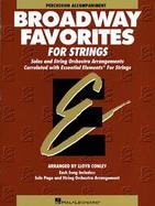 Essential Elements Broadway Favorites for Strings Percussion Accompaniment cover