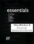 WordPerfect 8 Essentials with CDROM cover
