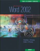 Microsoft Word 2002 cover