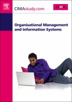 Cimastudy.com Organisational Management and Information Systems cover