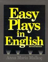 Easy Plays in English cover