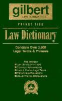 Pocket Size Law Dictionary Green cover