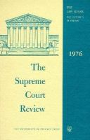 Supreme Court Review 1976 cover