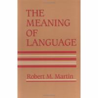 The Meaning of Language cover