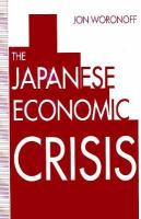 The Japanese Economic Crisis cover