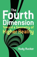 The Fourth Dimension Toward a Geometry of Higher Reality cover