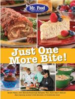 Mr. Food Test Kitchen Just One More Bite! cover