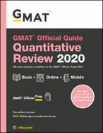 GMAT Official Guide 2020 Quantitative Review: Book + Online cover