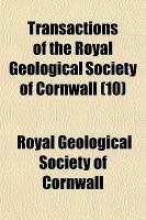 Transactions of the Royal Geological Society of Cornwall cover