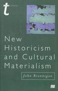 New Historicism and Cultural Materialism cover
