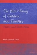 The Well-Being of Children and Families Research and Data Needs cover