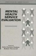 Mental Health Service Evaluation cover