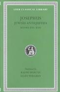 Josephus Jewish Antiquities, Books Xvi-XVII cover