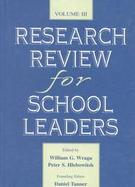 Research Review for School Leaders (volume3) cover