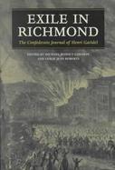 Exile in Richmond The Confederate Journal of Henri Garidel cover