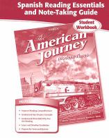 The American Journey Modern Times Reading Essentials and Note-taking Guide cover