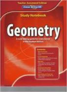 Glencoe Geometry Study Notebook T/E cover