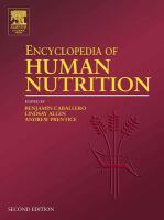 Encyclopedia of Human Nutrition Four-Volume Set cover