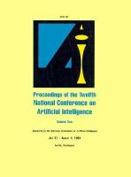 Proceedings of the Twelfth National Conference on Artificial Intelligence cover