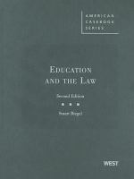 Education and the Law cover