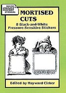 Mortised Cuts 8 Black-And-White Pressure-Sensitive Stickers cover