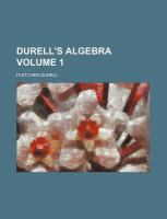 Durell's Algebra cover