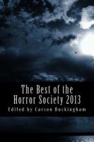 The Best of the Horror Society 2013 cover