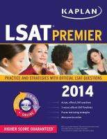 Lsat Premier 2013-2014 cover