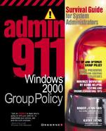 Admin911 Windows 2000 Group Policy cover