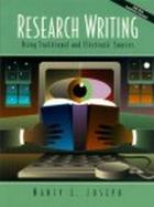 Research Writing Using Traditional and Electronic Sources cover