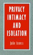 Privacy, Intimacy, and Isolation cover