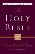 The Holy Bible With the Apocrypha Revised Standard Version  50th Anniversary Edition cover