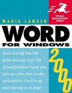 Word 2000 for Windows cover