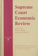Supreme Court Economic Review (volume7) cover