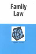 Family Law in a Nutshell cover