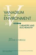 Vanadium in the Environment Chemistry and Biochemistry cover