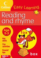 Reading and Rhyme cover