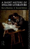 A Short History of English Literature cover