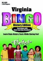 Virginia Bingo History Edition cover