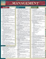 Management Laminated Reference Guide cover