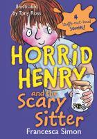 Horrid Henry and the Scary Sitter cover