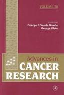 Advances in Cancer Research (volume78) cover