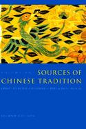 Sources of Chinese Tradition (volume1) cover