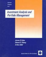 Selected Chapters from Investment Analysis and Portfolio Management cover