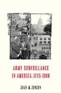 Army Surveillance in America, 1775-1980 cover